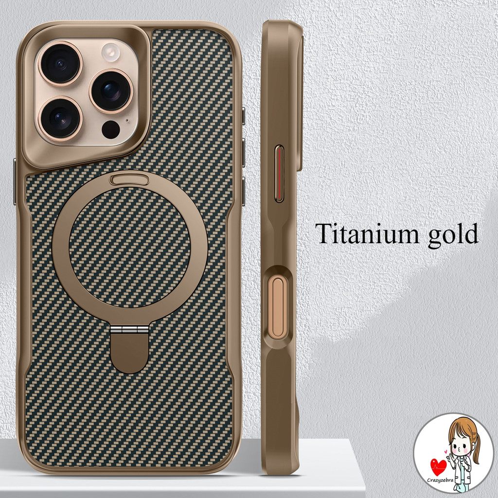 ใหม่คาร์บอนไฟเบอร์แม่เหล็กที่มองไม่เห็นวงเล็บเคสโทรศัพท์เหมาะสําหรับ ไอโฟน 12 13 14 15 16 มือโปร สูงสุด 16บวก การดูดซับแรงกระแทก