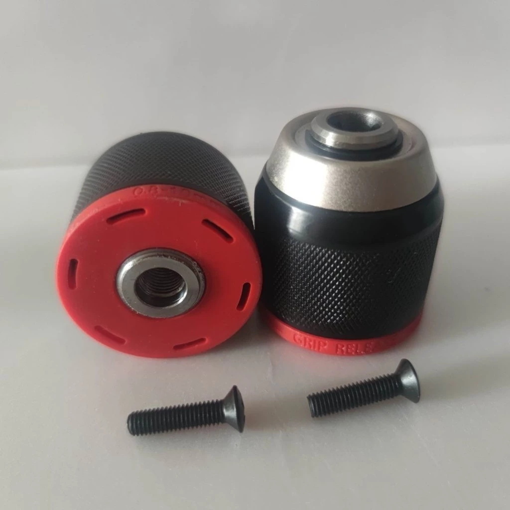 Weida 10 มม.โลหะเกรดอุตสาหกรรมแหวนสีแดง 3/8 Ratchet Self-Locking Chuck ไฟฉายเจาะหลวมลิเธียมสว่านไฟฟ้า