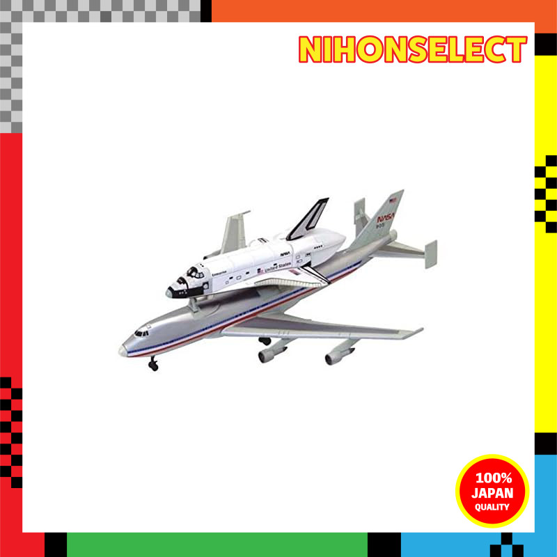 Aoshima Cultural Educational Corporation Skynet 4D VISION Space Puzzle No.4 Space Shuttle & 747 1/45