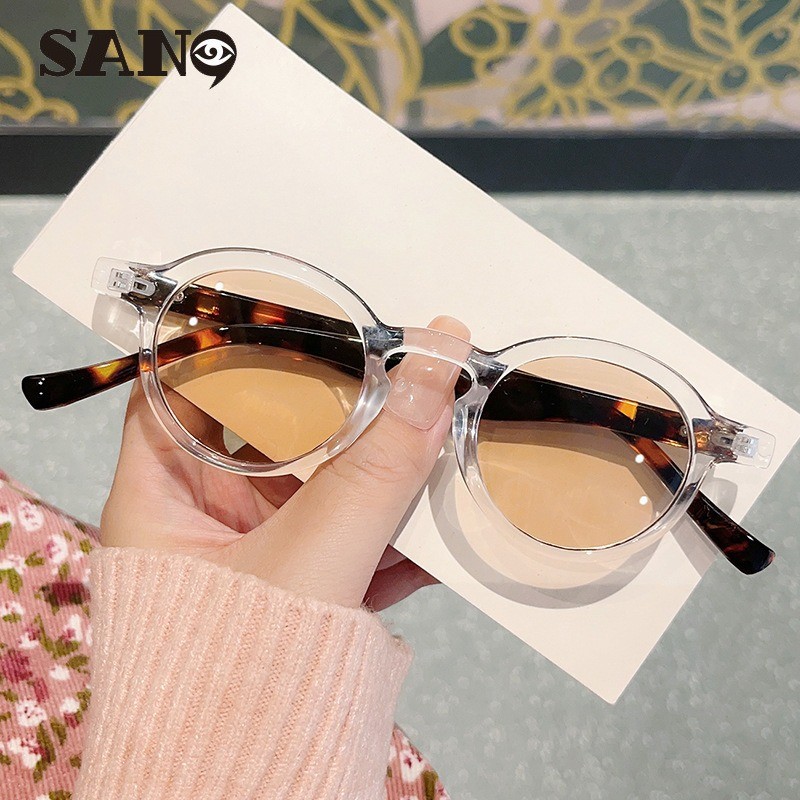 บานพับโลหะCOD (San9)New Retro Niche Japanese High-end แว่นกันแดดผู้หญิงป้องกันรังสียูวี