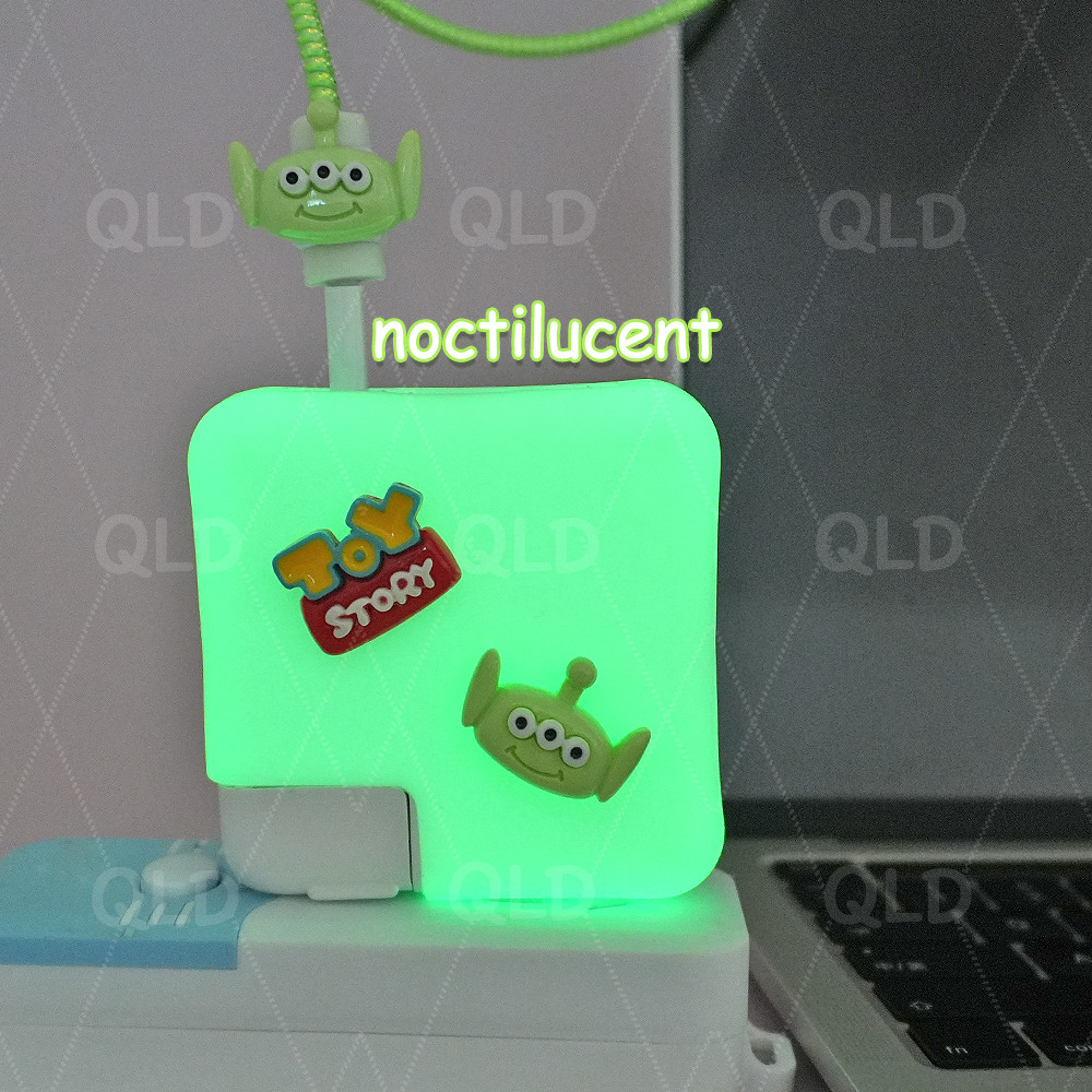 สาวสีชมพูใช้งานร่วมกับ Macbook 30 W/29W /35w Charger Protector 2M Cable Protector สําหรับ Macbook air 13 M3 รุ่น A2164 A1882 A2676 USB-C พอร์ต Charger Case air m2 m1 - รูปที่ 6