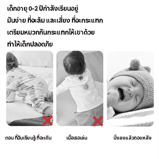 Aoduoyaya หมวกกันกระแทกเด็ก วัยหัดเดิน หั 360 องศา ป้องกันการกระแทก หมวกนิรภัยเด็ก สามารถปรับได้