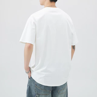 เสื้อยืดแขนสั้นผู้ชาย เสื้อยืดคอกลมสีพื้น คุณภาพดี​ ไม่ย้วย ไม่หด ไม่ต้องรีด ผ้านุ่มใส่สบาย ใส่ได้ทั้งชายและหญิง