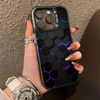 เคสโทรศัพท์มือถือ อะคริลิค ชุบโลหะ IMD Matte เคส For OPPO A5 Pro A9 A3 A18 A38 A57 A77 A15 A16 A17 A58 A60 A7 A78 A79 A7