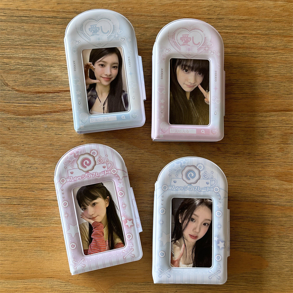 อิน ร้อนขายรักปลาเค้ก ยี่กงเกอ การ์ดหนังสือย้อนกลับหัวเข็มขัด10เซนติเมตรโพลารอยด์อัลบั้มภาพ ความช่วยเหลือ การ์ดขนาดเล็กกระเป๋าหนังสือเก็