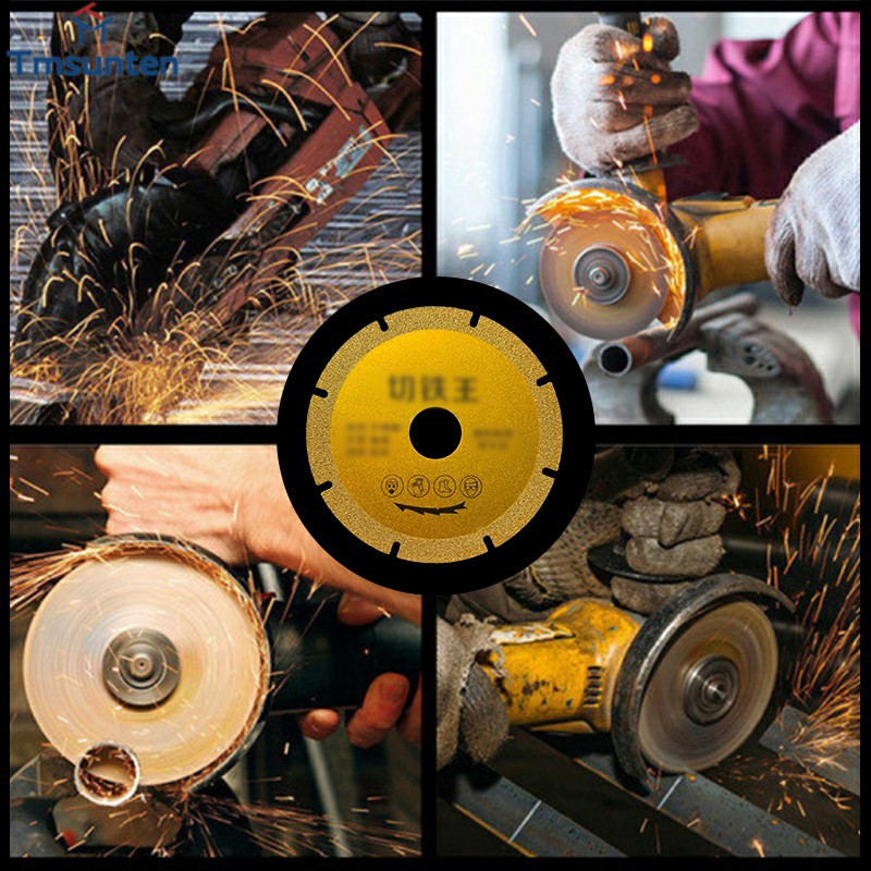 🛒ใบตัดเหล็ก 4 นิ้ว ใบเลื่อยตัดเพชร เหล็กสเตนเลส 100 มม. สําหรับเครื่องเจียรมุม 3 ชิ้น Tmsunten - รูปที่ 5