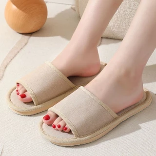 🩴ST003🩴รองเท้าใส่ในบ้าน มาใหม่ พื้นยาง กันลื่น น้ำหนักเบา Slippers ในออฟฟิศ รองเท้าลำลอง
