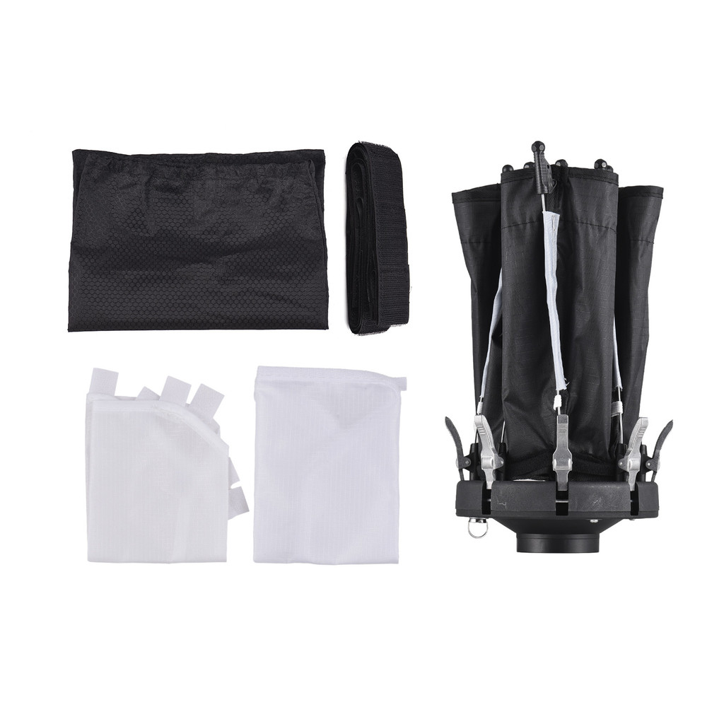 Andoer 30 ซม./ 11.8in Mini แปดเหลี่ยม Softbox พร้อมผ้า Diffuser ถอดตารางรังผึ้งใช้งานร่วมกับ Andoer 