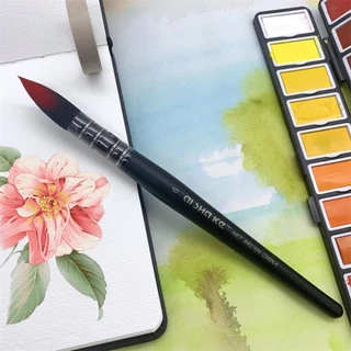 HTT Professional แปรงสีน้ําศิลปินแปรงทาสี Gouache แปรงภาพวาดสีน้ํามันศิลปะอุปกรณ์วาดภาพ