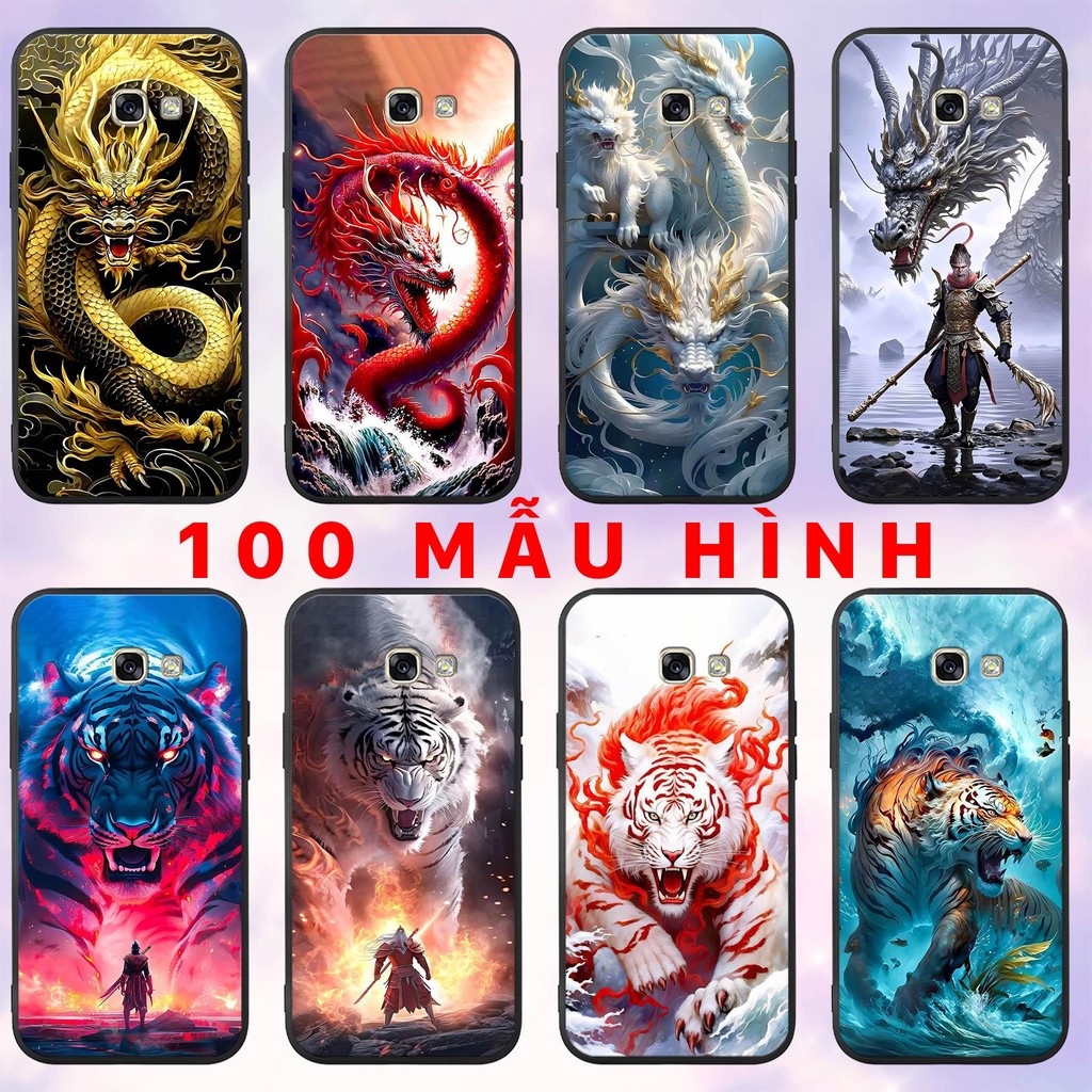 เคส Samsung a5 2017 (a520) - พิมพ์ลายมังกรและเสือที่แข็งแกร่งเป็นพิเศษ TPU พลาสติก wukong ป้องกันกล้