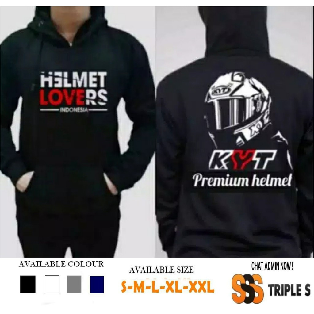 เสื้อฮู้ด JUMPER HELMET LOVERS HOODIE KYT PREMIUM HELMET
