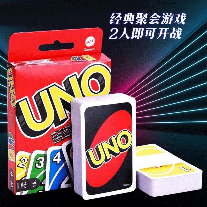 ADNUNO Solitaire Standard Edition Uno การ์ดเล่นไพ่เกมกระดาน Solitaire การ์ดเกมผู้เล่นหลายคนปาร์ตี้ S