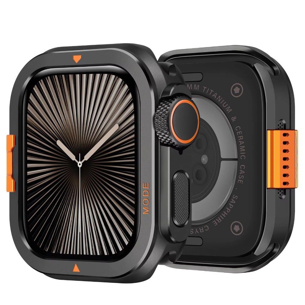 เคสโลหะสําหรับ Apple Watch Ultra 3/2/1 49 มม. 46 มม. เคสป้องกันฝาครอบอลูมิเนียมกรอบกันชนสําหรับ iWatch Series 11 10 9 8 7 6 46mm 45mm 44mm