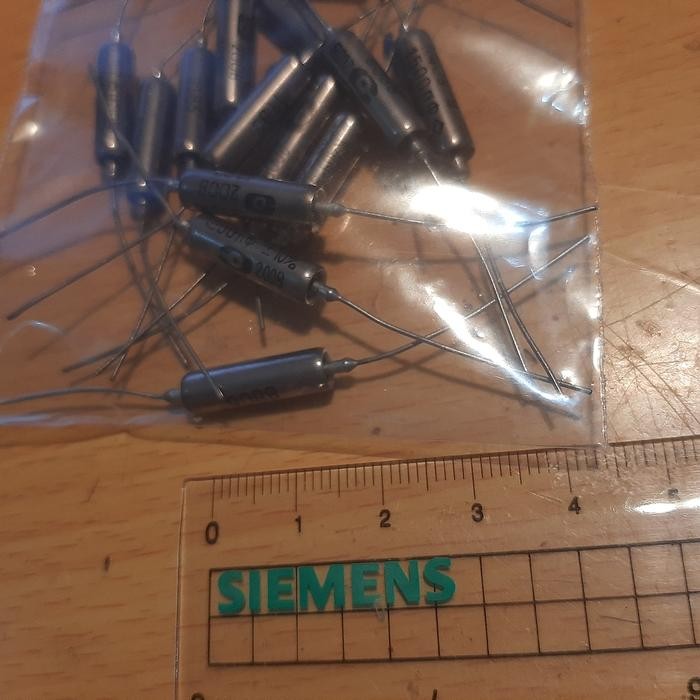 Part Capacitor กระดาษน้ํามัน (PIO) 1.5nF 1n5 1nF5 1500 pF 1500pF K40Y-9 200v อุปกรณ์ไฟฟ้า