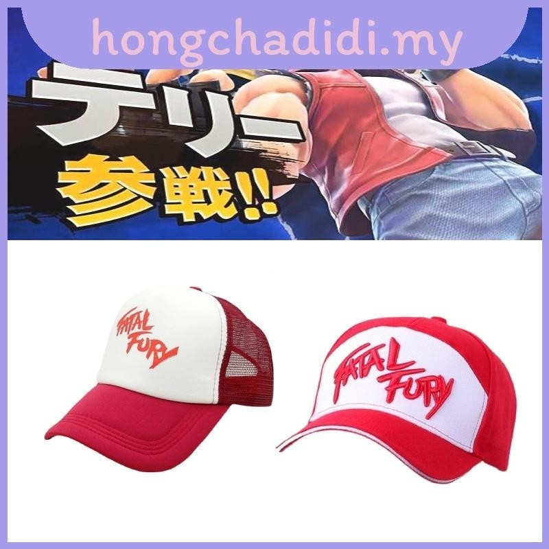 GAME KOF Fatal Fury Terry Bogard ปักเบสบอลหมวก King Of Fighters หมวก J9GN HKG2