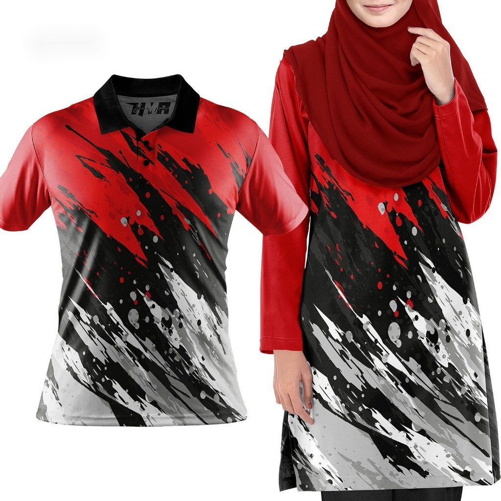 Muslimah เสื้อยืด Jersey สําหรับผู้ชายและผู้หญิง Muslimah ชุดคู่ Jersey Mu Mu Muslimah เสื้อยาว Musl