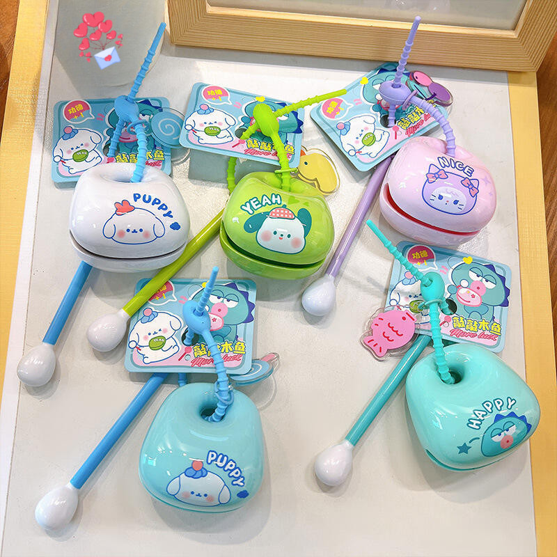 R RIOS การ์ตูนน่ารัก Sanrio OU เครื่องประดับปลาไม้เครื่องประดับขนาดเล็ก