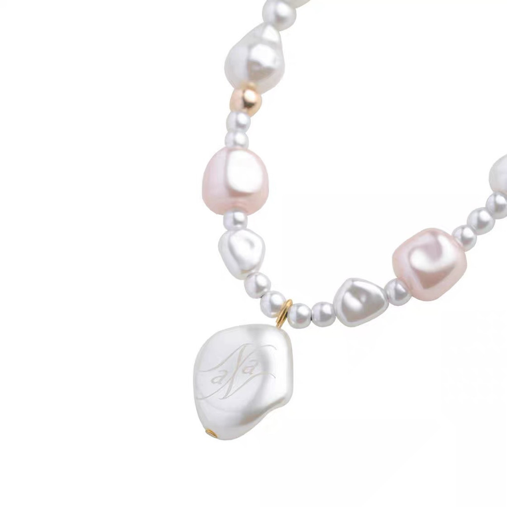 Caseti Casual Star Pearl Lanyard Elegant Pearl Shell Short Phone Chain Lanyard Mobile Phone Chain Lanyard ราคา ถูกที่สุด ดีลบีเคเค แกลเลอรีภาพที่ 5