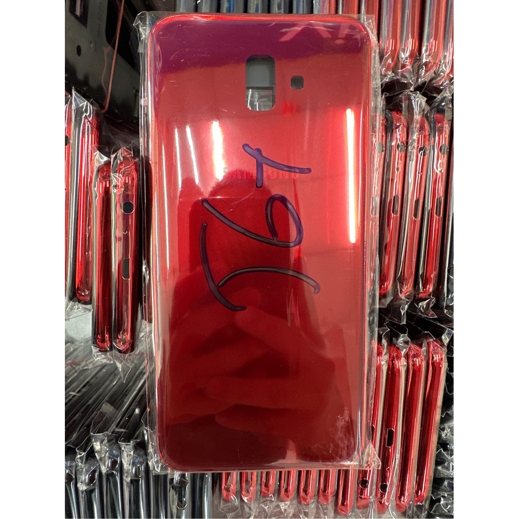 เคส/หลัง/กระดูก samsung j6 plus/j6+ - สีแดง