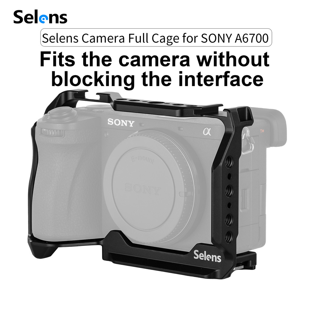 Selens Camera Full Cage สําหรับ Sony A6700