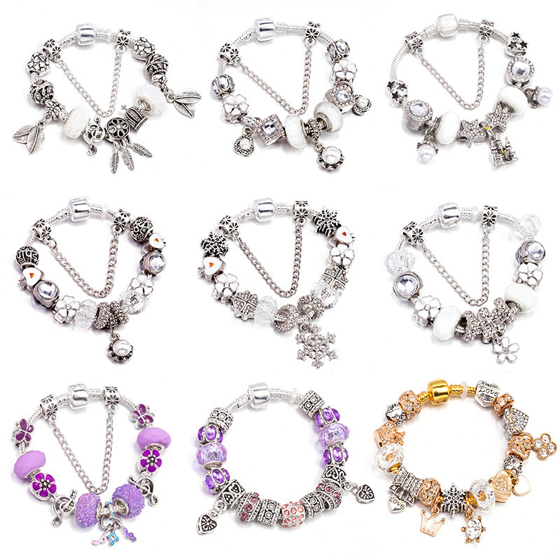 วรรณกรรม Retro Silver-Plated Dream Catcher. Pearl อุปกรณ์เสริมสุภาพสตรีสร้อยข้อมือ Casual High-End สุภาพสตรีสร้อยข้อมือ