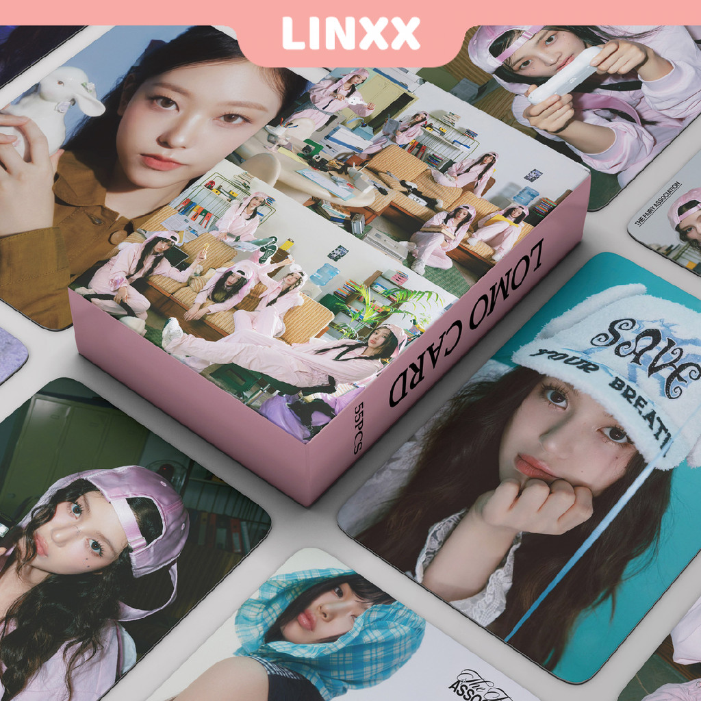 Linxx 55 ชิ้น NEWJEANS The Fairy Association อัลบั้ม Lomo Card Kpop Photocards โปสการ์ด Series