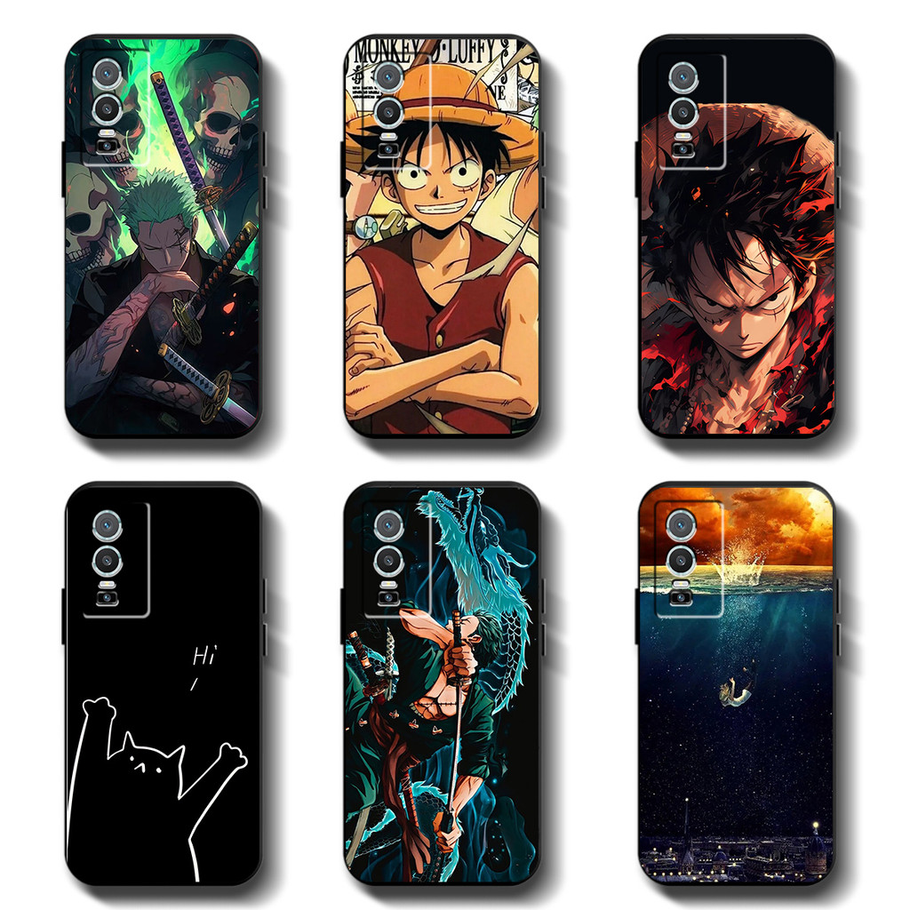 เคสนุ่มสีดําสําหรับ VIVO Y76 5g Y76s 5g Anticrack ปลอกคุณภาพสูง TPU ป้องกันเต็มยางซิลิโคนเคสโทรศัพท์