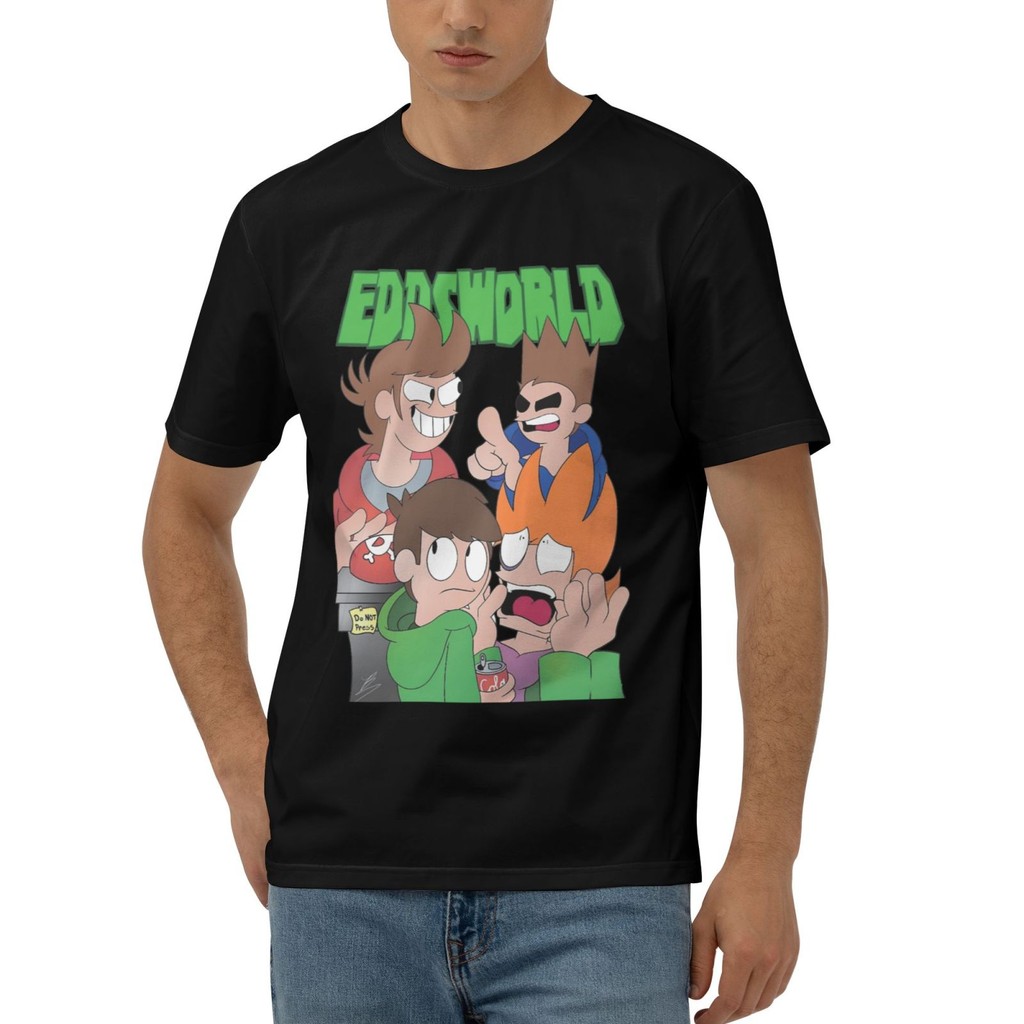 Eddsworld เสื้อยืดผ้าฝ้ายช้อปปิ้งลูกแมว