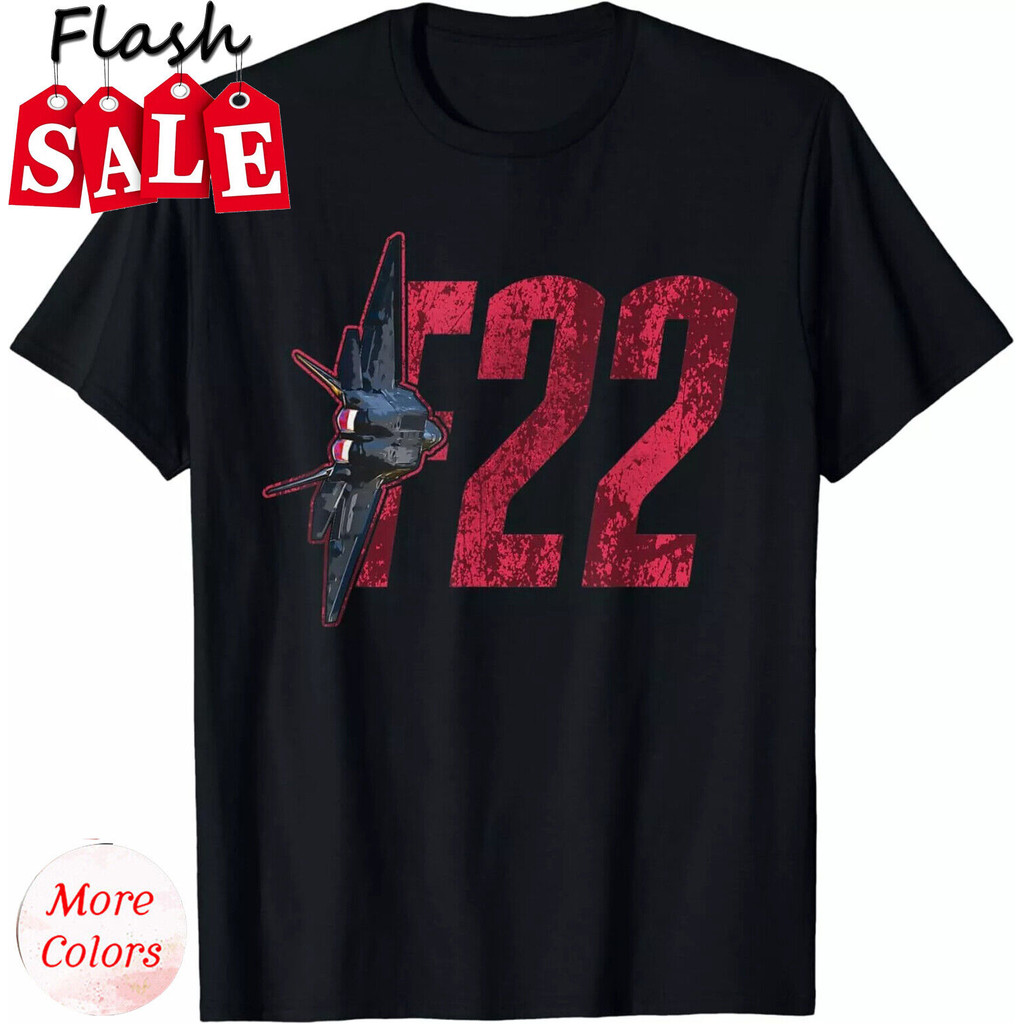 เสื้อยืดเครื่องบินทหาร F22 Raptor แบบใหม่ จำกัด!