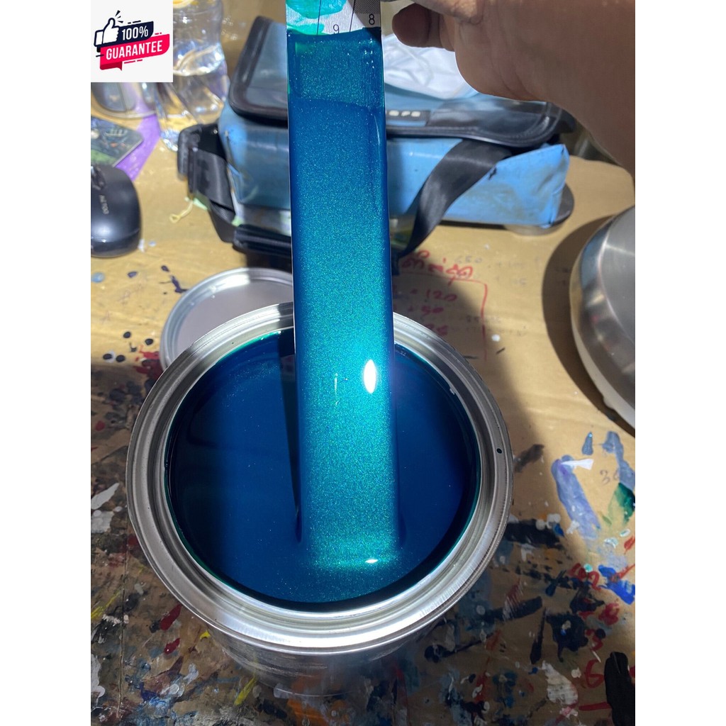 สีเขียวมุก เขียวหัวเป็ด สีพ่นรถยนต์2K สีพ่นมอเตอร์ไซค์2K