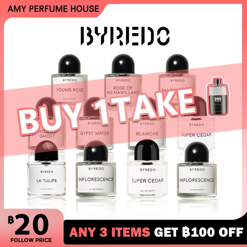 พร้อมส่ง แท้ %Byredo Mojave Ghost &Blanche &Young Rose & Man's Land & Bal d'Afrique&Gypsy Water EDP