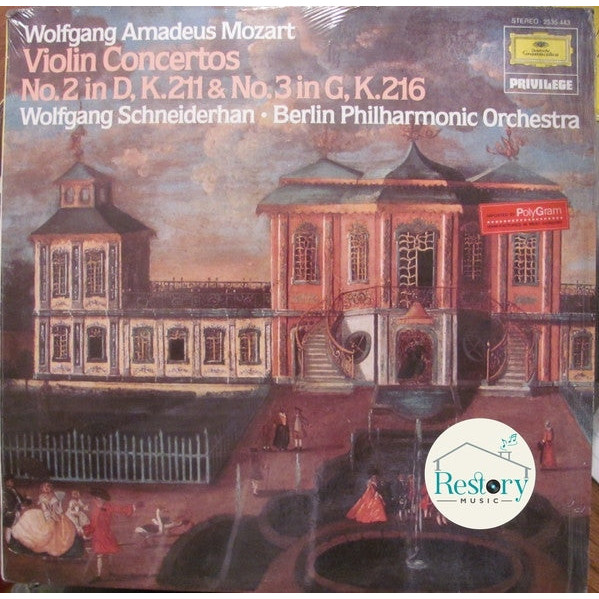 แผ่นเสียง Wolfgang Amadeus Mozart - Wolfgang Schneiderhan · Berliner Philharmoniker - Violinkonzerte