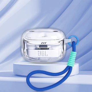 สําหรับ JBL TUNE BUDS 2 BEAM 2 FLEX 2 กรณี Transpent หูฟังฝาครอบป้องกัน TPU กันกระแทกหูฟัง Soft Sleeve กันกระแทกพร้อมแหวน