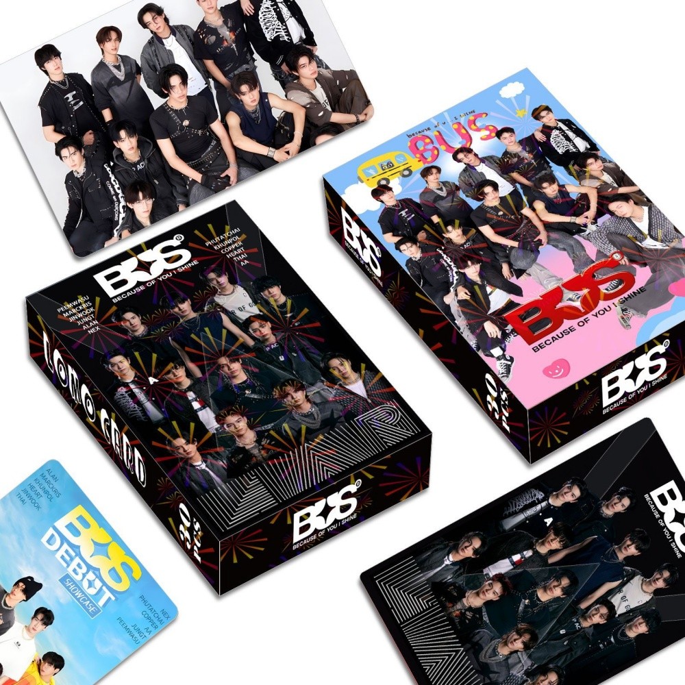 30-55pcs BUS Transformer Photocards KNOCK KNOCK KNOCK LIAR เพราะคุณจะส่องแสง Lomo Card marckris ทองแดง AA putchai ขุนพล heart peemwasu lan nex thai jung โปสการ์ด