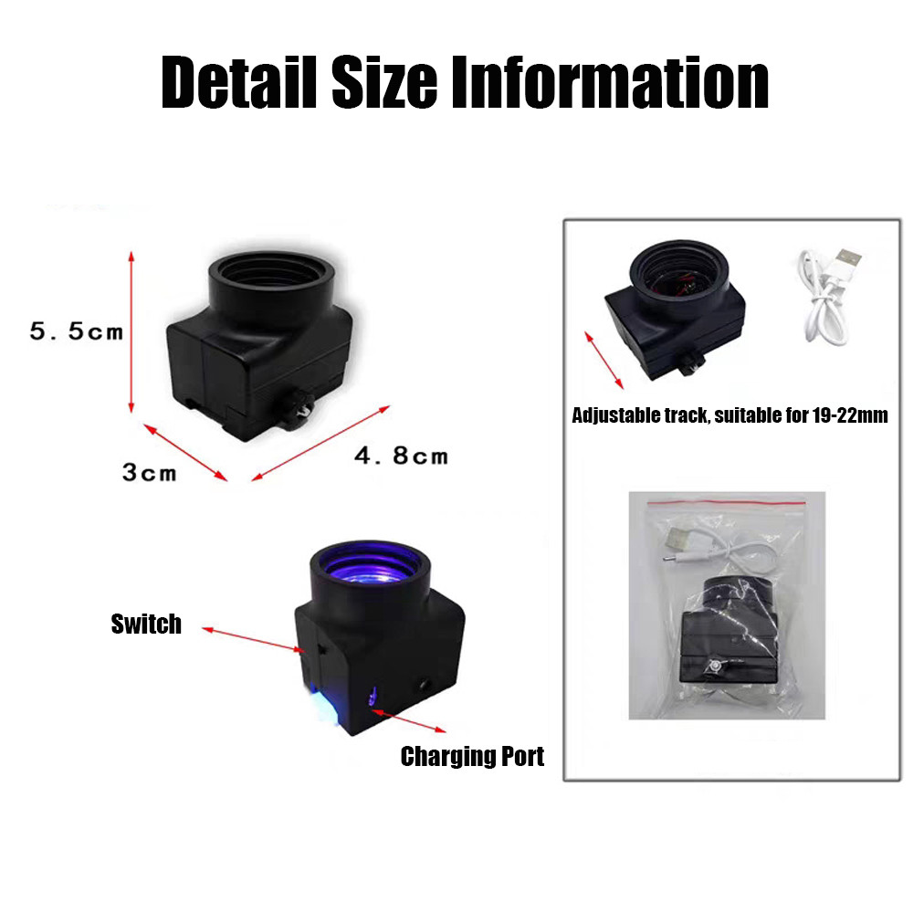 [คลังสินค้าพร้อม]อะแดปเตอร์ Illuminant สําหรับเจล blaster ส่องสว่างดูดซับน้ําคริสตัล light sourse แบบพกพาโหลดอย่างรวดเร็วเกมกลางแจ้ง - รูปที่ 2