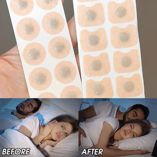 Anti-snoring ปรับปรุง Sleep Quality แผ่นแปะหายใจจมูก-เพิ่ม Air Intake แม่เหล็กดูดแถบจมูกเครื่องมือความงาม
