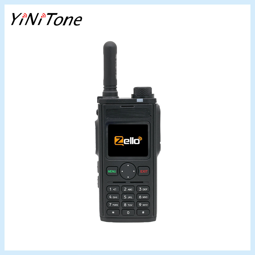 Yinitone B7 4G POC เครื่องส่งรับวิทยุแบบใช้มือถือรองรับ Zello GLOBAL PPT GPS ซิมการ์ดเครือข่ายสาธารณ