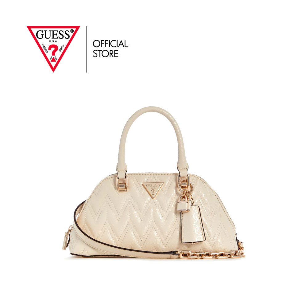 GUESS กระเป๋า รุ่น GG950205 ADELARD DOME SATCHEL BEIGE สีเบจ