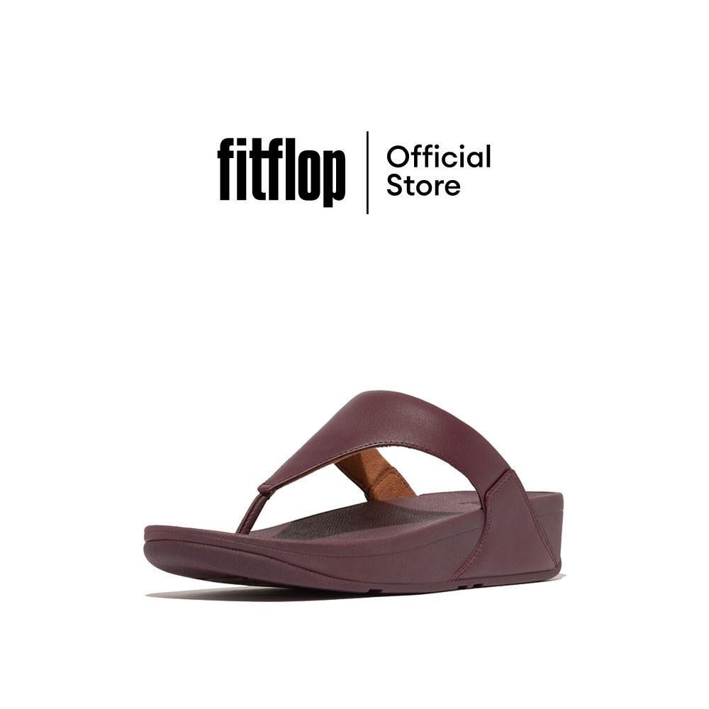 FITFLOP LULU LEATHER TOEPOST รองเท้าแตะแบบหูหนีบผู้หญิง รุ่น I88-B37 สี MAUVE WINE
