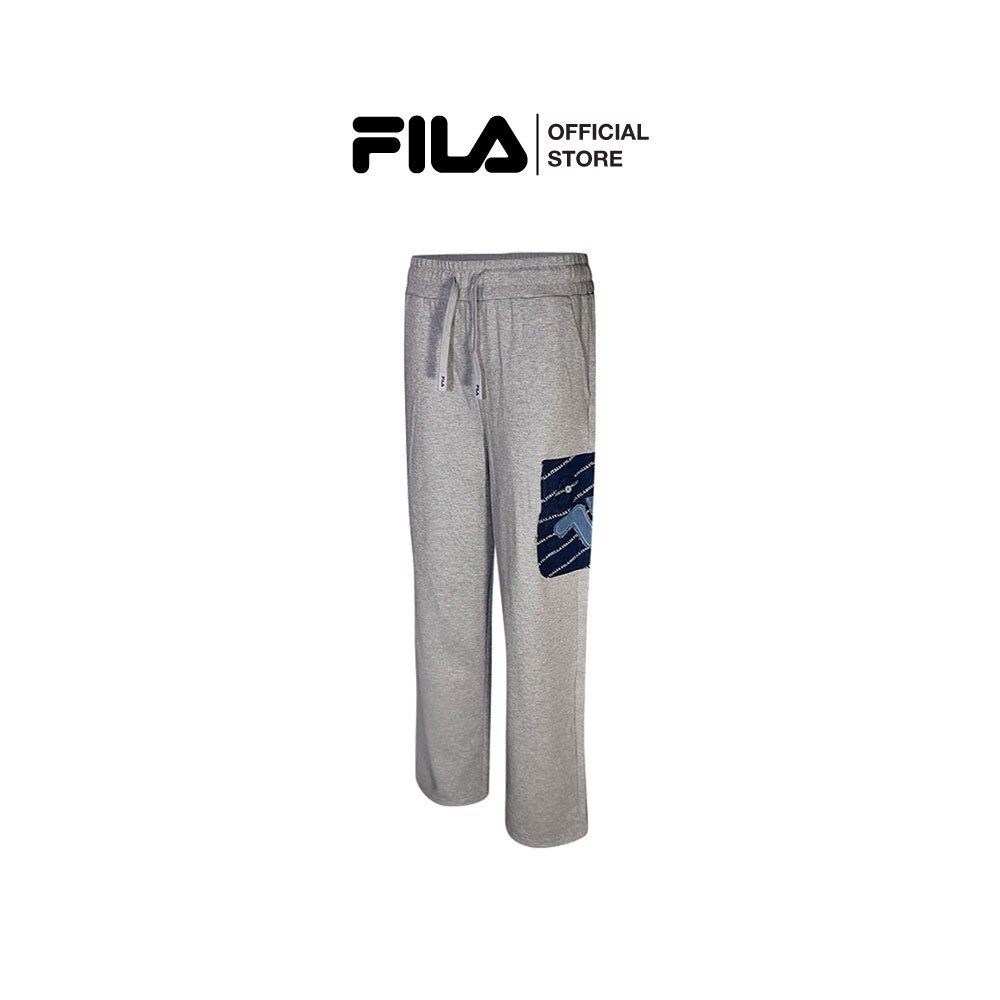 FILA กางเกงลำลองขายาวผู้หญิง Denim รุ่น PTA230710W - GREY