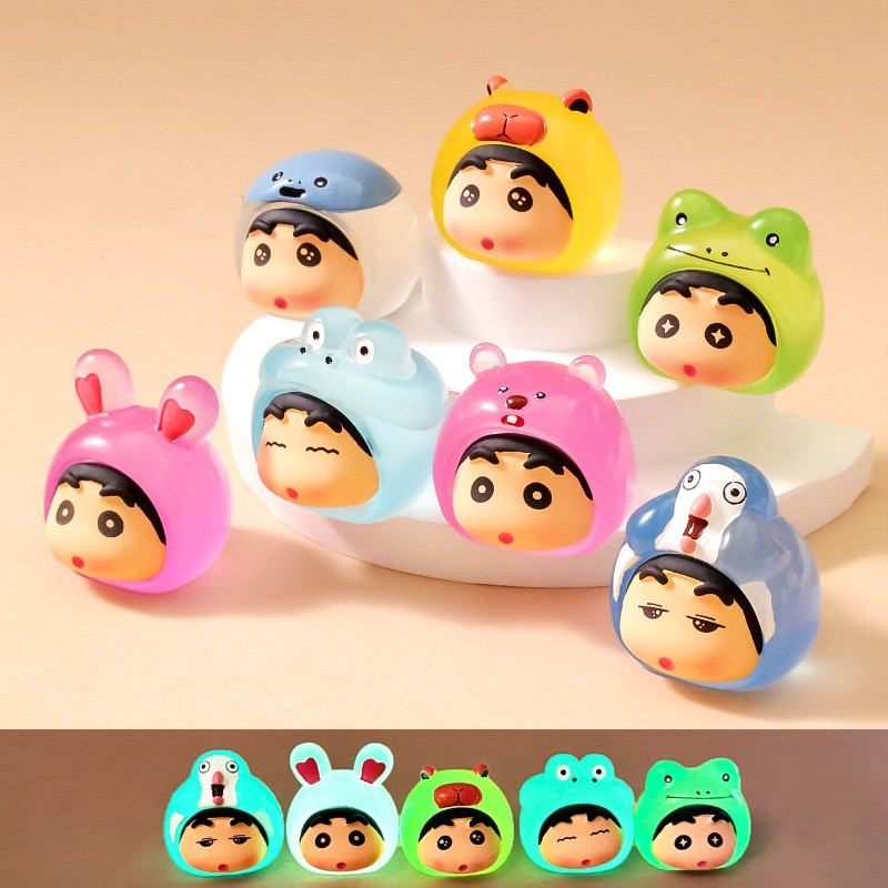 ภูมิทัศน์ไมโครไฟกลางคืนน่ารัก XiaoXin DIY ตกแต่งเดสก์ท็อป