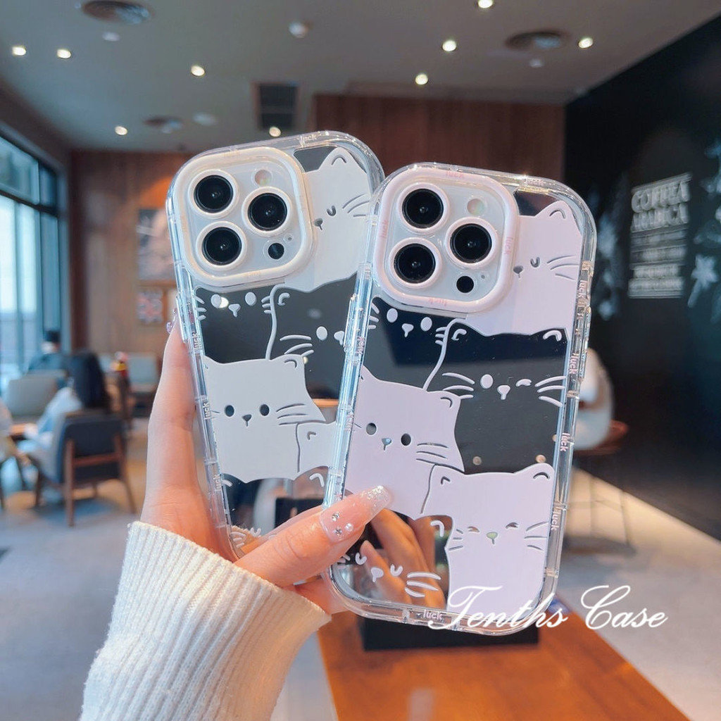 สําหรับoppo A60 A79 A18 A38 A58 A78 A17k A57 A77s A76 A16s A15s A16k A5s A3s A5 A9 A94 A54 A95 A93 A53 2020 น่ารัก Shakeกระจกกรณีน่ารัก