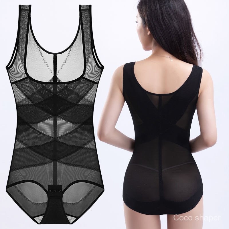 Plus Size 100kg Weight-loss bodysuit ultra-thin Corset Fat-Burning Body-Shaping abdomen shapewear shapewear shapewear shapewear หลังคลอดรัดตัวรัดตัวเอวเสื้อผ้าแกะสลักร่างกายแบบบางชุดกระชับสัดส่วนสะโพกชุดกระชับสัดส่วนชิ้นเดียว