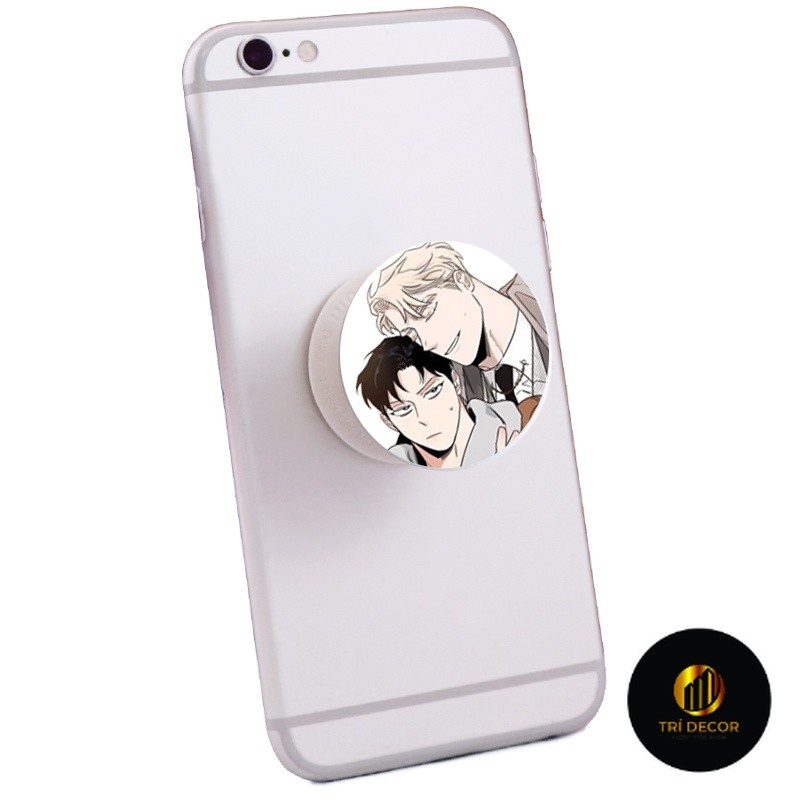 ที่วางโทรศัพท์พิมพ์ลาย ROSES AND CHAMPAGNE ROSES AND Wine manhwa BL chibi สะดวกและน่ารัก