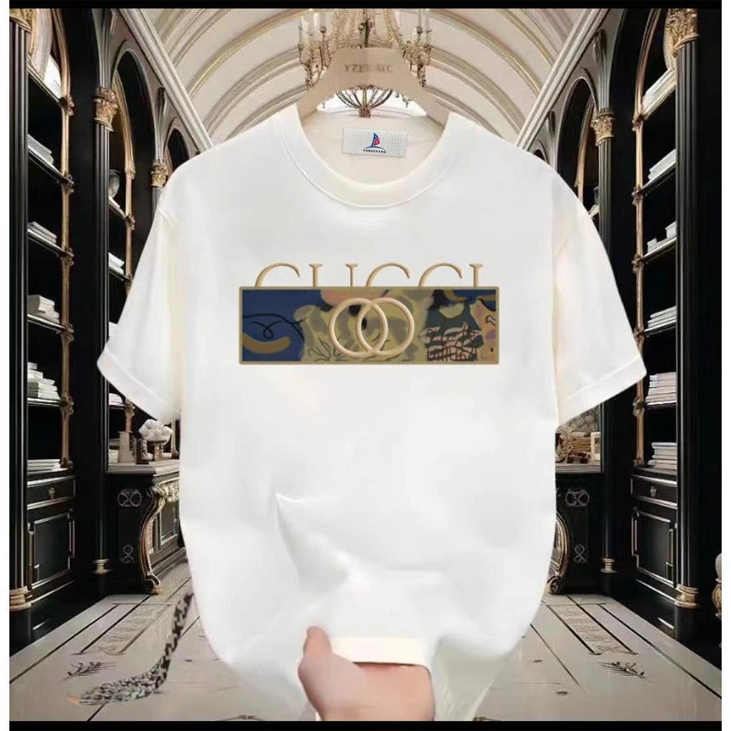 เสื้อยืดผู้ชาย แบรนด์อินเทรนด์ ทันสมัย เหมาะสำหรับฤดูร้อน แขนสั้นและครึ่งแขน เสื้อยืดหล่อและเยาวชน เสื้อท็อป