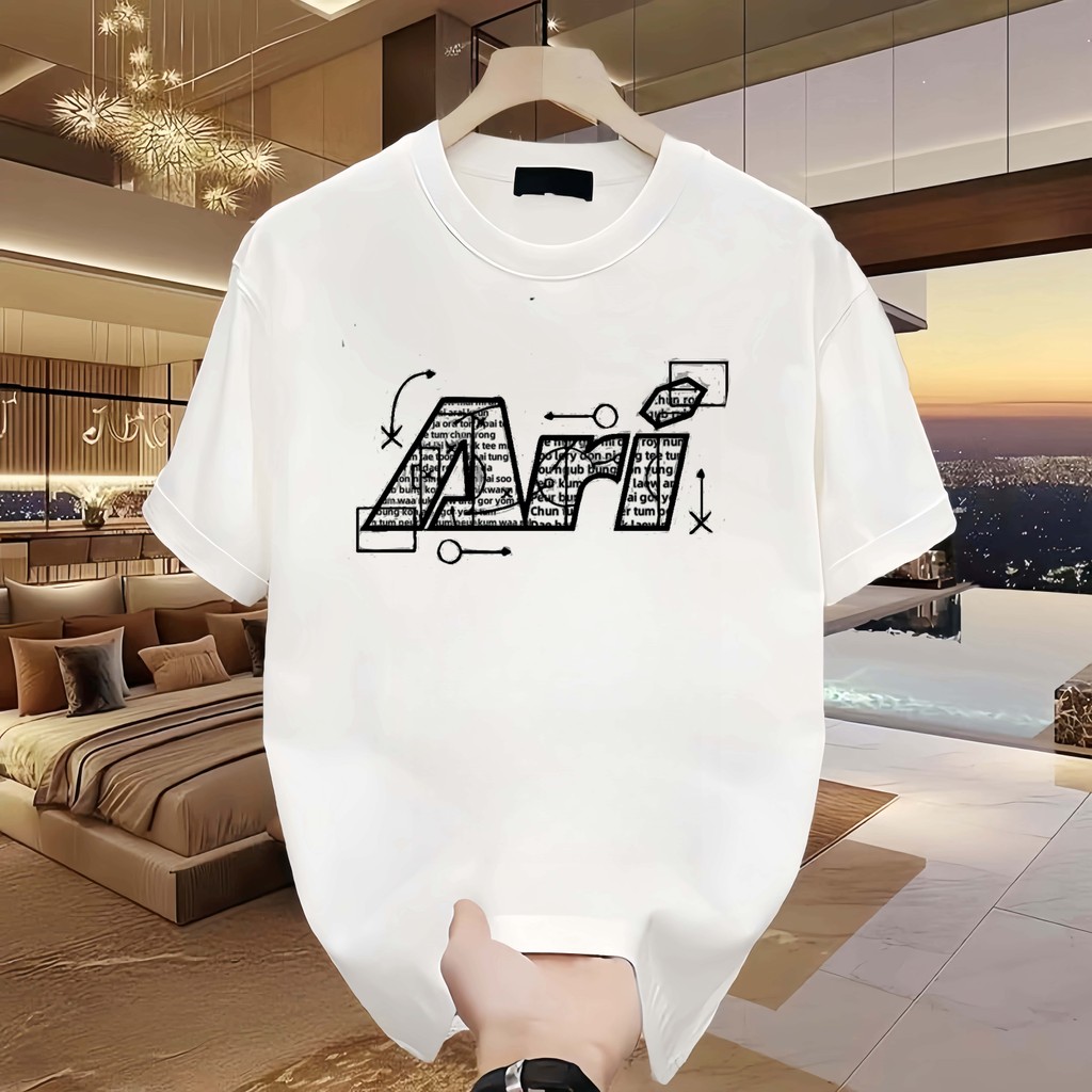เสื้อยืดผู้ชาย แบรนด์อินเทรนด์ ทันสมัย เหมาะสำหรับฤดูร้อน แขนสั้นและครึ่งแขน สไตล์ลำลองและหล่อ เสื้ออาวุโสและเยาวชน