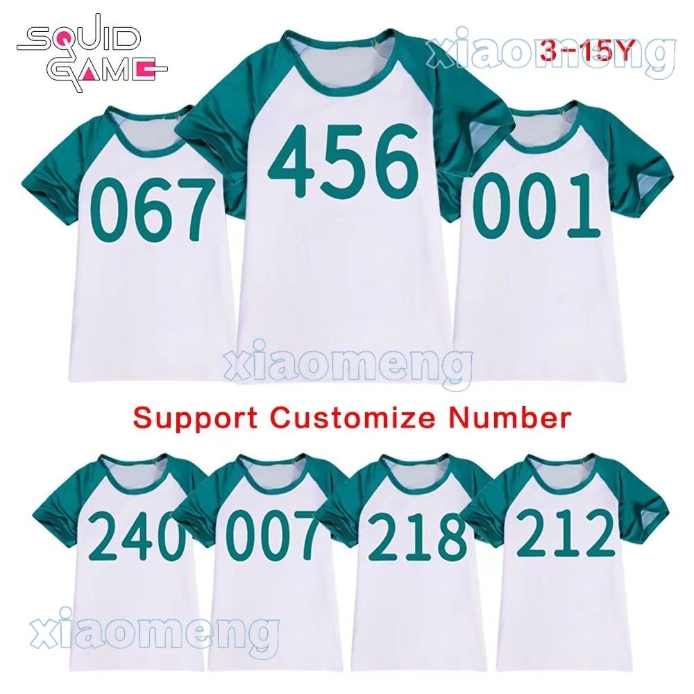 เกม เสื้อยืด 456 เสื้อสําหรับเด็ก 001 067 222 230 390