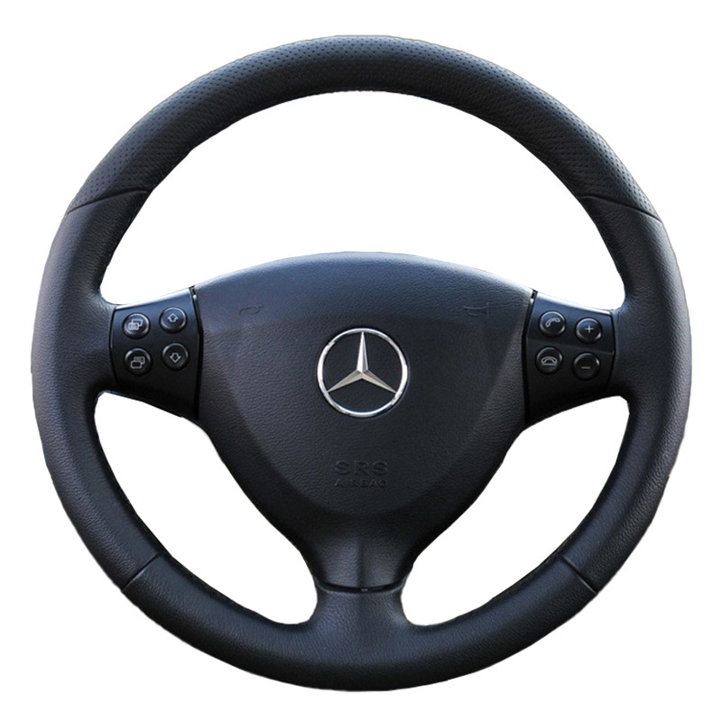DIY ที่กําหนดเองพวงมาลัยรถสําหรับ Mercedes Benz A-Class W169 2004-2007 2008-2012 Auto หนังเทียมพวงมา