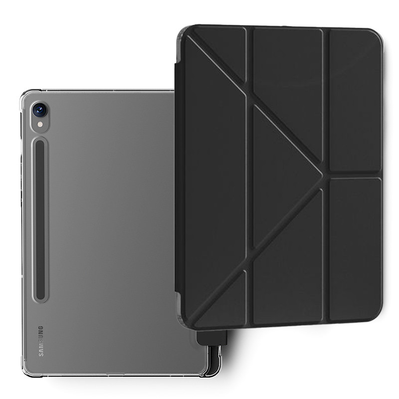 เคสแท็บเล็ต for Samsung Galaxy Tab S9  S9 plus A9 A9 Plus case S9plus FE มีช่องใส่ปากกา พับตัวY หลัง