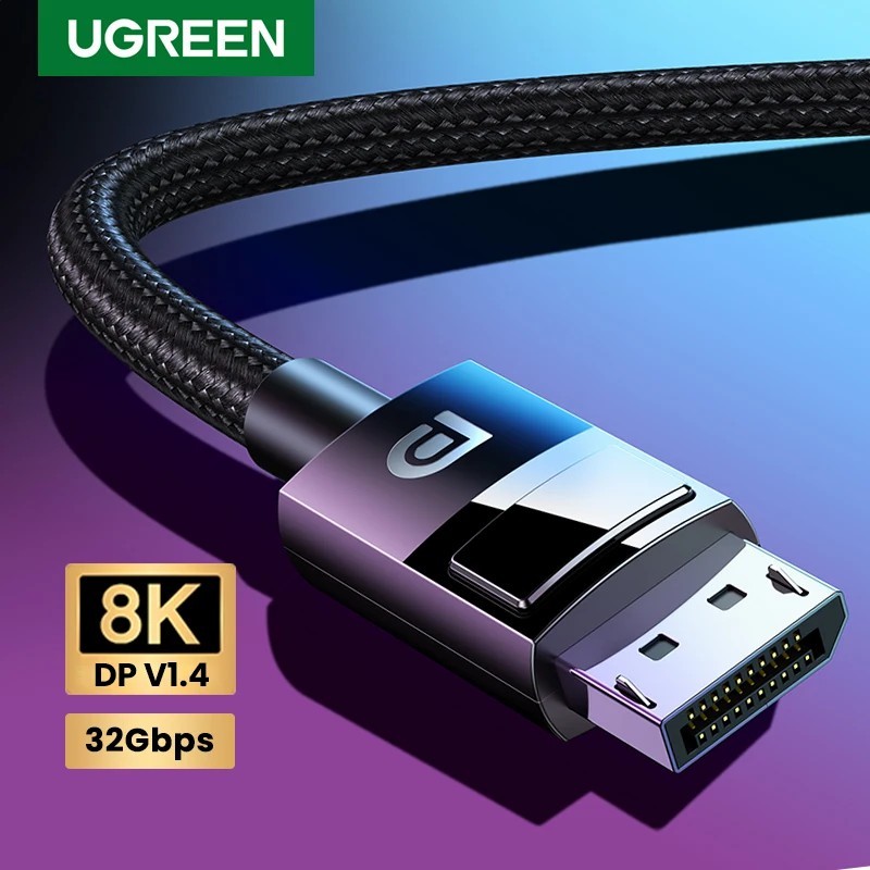 Ugreen DisplayPort 8K 60Hz 32.4Gbps 1.4 DP Cable